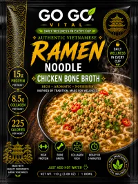 Ramen Chicken Bone Broth with Vegetables Packet – Image 1