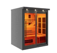 Golden Designs 6 Person, Black Near Zero EMF Far IR Sauna (GDI-6996-03-FS)dition – Image 1