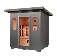 Pacific 4-Person Outdoor Infrared Sauna – Image 1