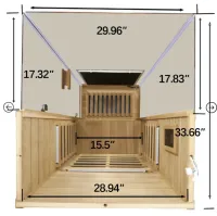  Wizzisaunas 909MX Infrared Sauna 1 Person – Image 3
