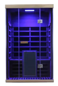 Wizzisaunas S02 2 Person Infrared Sauna Low EMF – Image 2