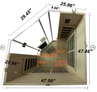 Wizzisaunas S07 2-3 Person Infrared Sauna low EMF – Image 7