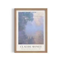 Cuadro Claude Monet Morning on the Seine 1897 – Arte Impresionista – 30x40cm, Champagne
