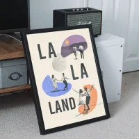 Cuadro Ilustración La La Land – Estilo Pop Vintage – Imagen 2