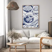 Cuadro Gastronomía Asiática – Estilo Ilustración Lineal – Image 2