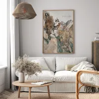 Cuadro Aldea Francesa – Estilo Óleo Vintage – Imagen 2