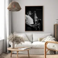 Cuadro Leyenda del Jazz – Estilo Fotografía Monocroma – Image 2