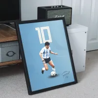 Cuadro Diego Maradona el 10 – Estilo Minimalista Gráfico – Image 2