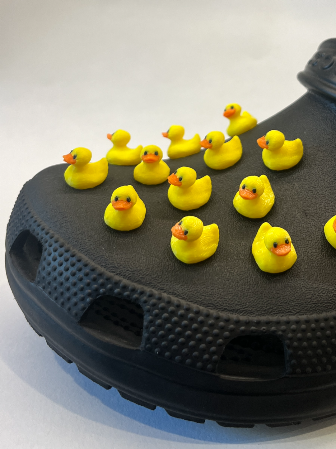Rubber Ducky Croc Charms – 20 Pack, Single Color