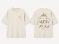 Alpha and Omega Oversized faded t-shirt – Image 3