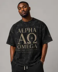 Alpha and Omega Oversized cotton t-shirt – Image 4