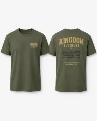 Kingdom Business Christian Streetwear T-Shirt – Image 3