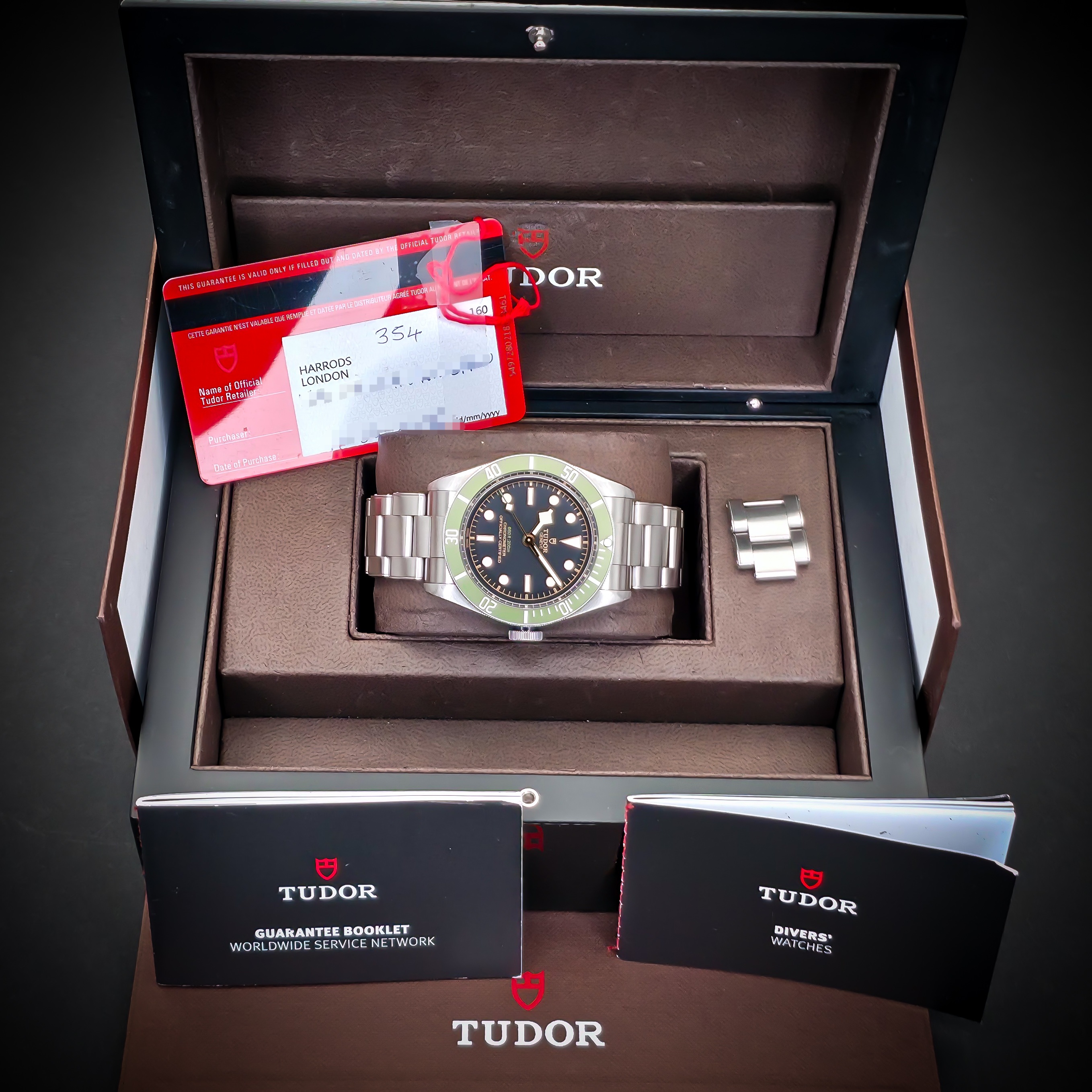 TUDOR BLACK BAY “HARRODS” | REF. 79230G | 41MM | 2018 | GREEN BEZEL | FULL SET – Image 2
