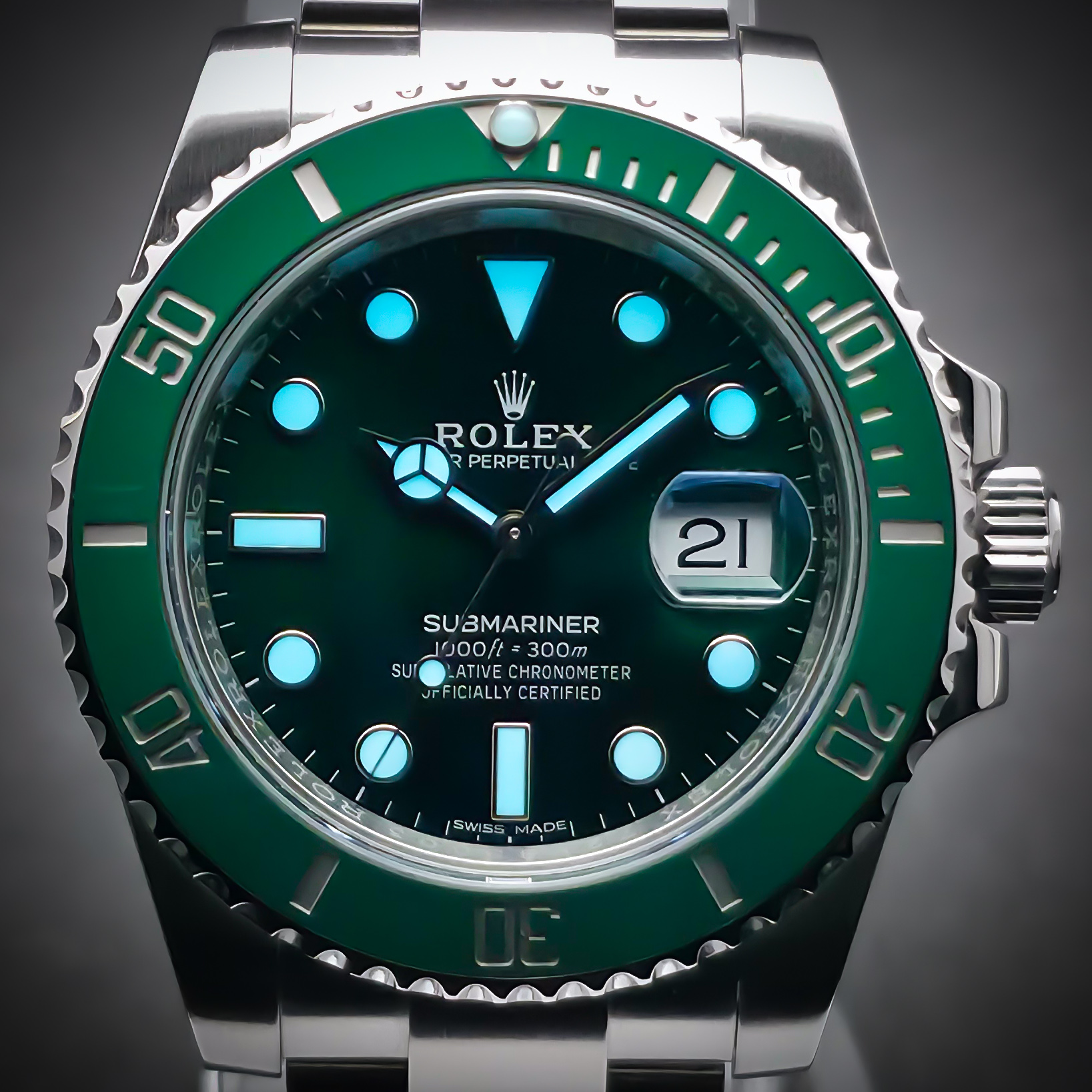 ROLEX SUBMARINER “HULK” | REF. 116610LV | 40MM | 2018 | GREEN DIAL | FULL SET – Image 14