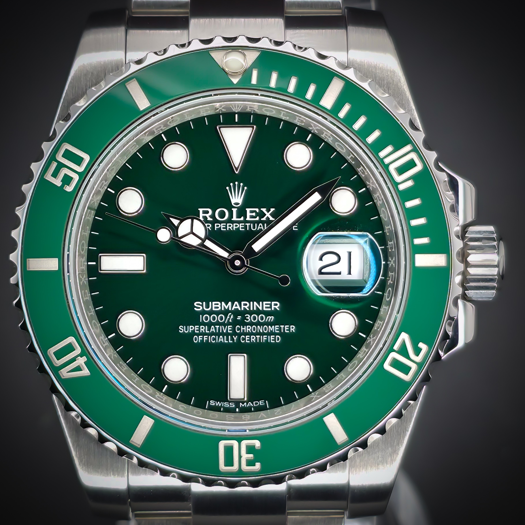 ROLEX SUBMARINER “HULK” | REF. 116610LV | 40MM | 2018 | GREEN DIAL | FULL SET – Image 11