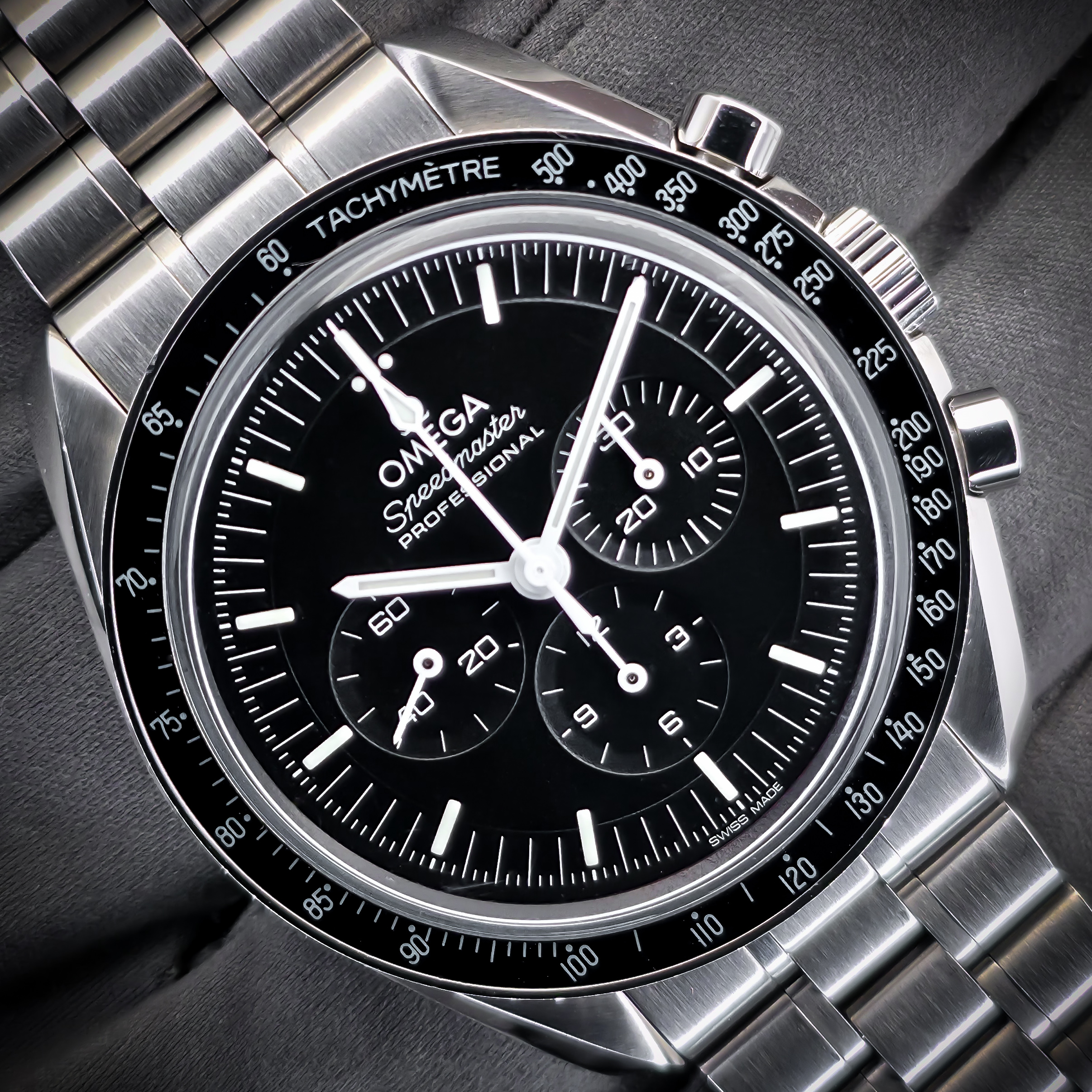 OMEGA SPEEDMASTER PROFESSIONAL MOONWATCH HESALITE | REF. 310.30.42.50.01.001 | BLACK DIAL | FULL SET β Image 1