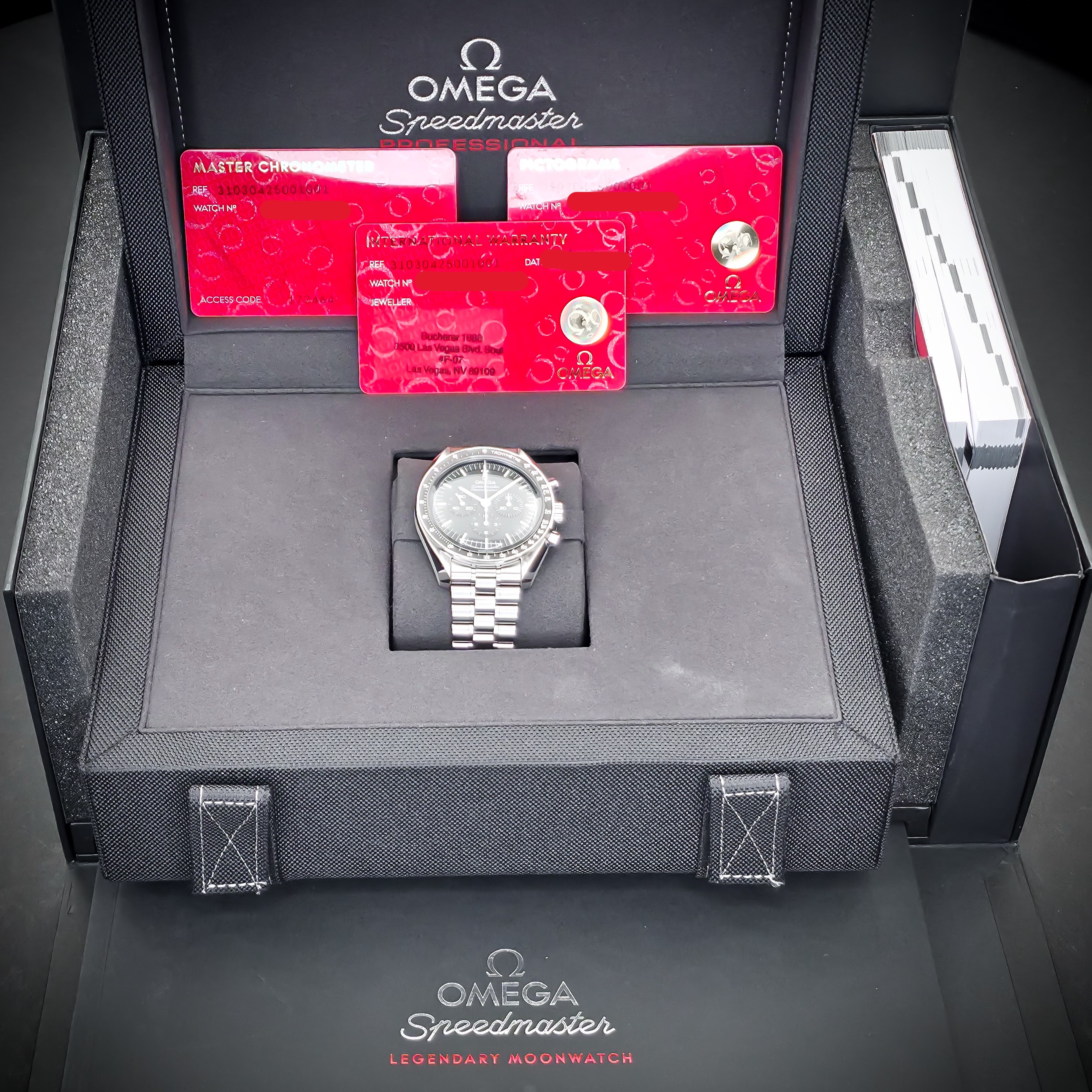 OMEGA SPEEDMASTER PROFESSIONAL MOONWATCH HESALITE | REF. 310.30.42.50.01.001 | BLACK DIAL | FULL SET β Image 2