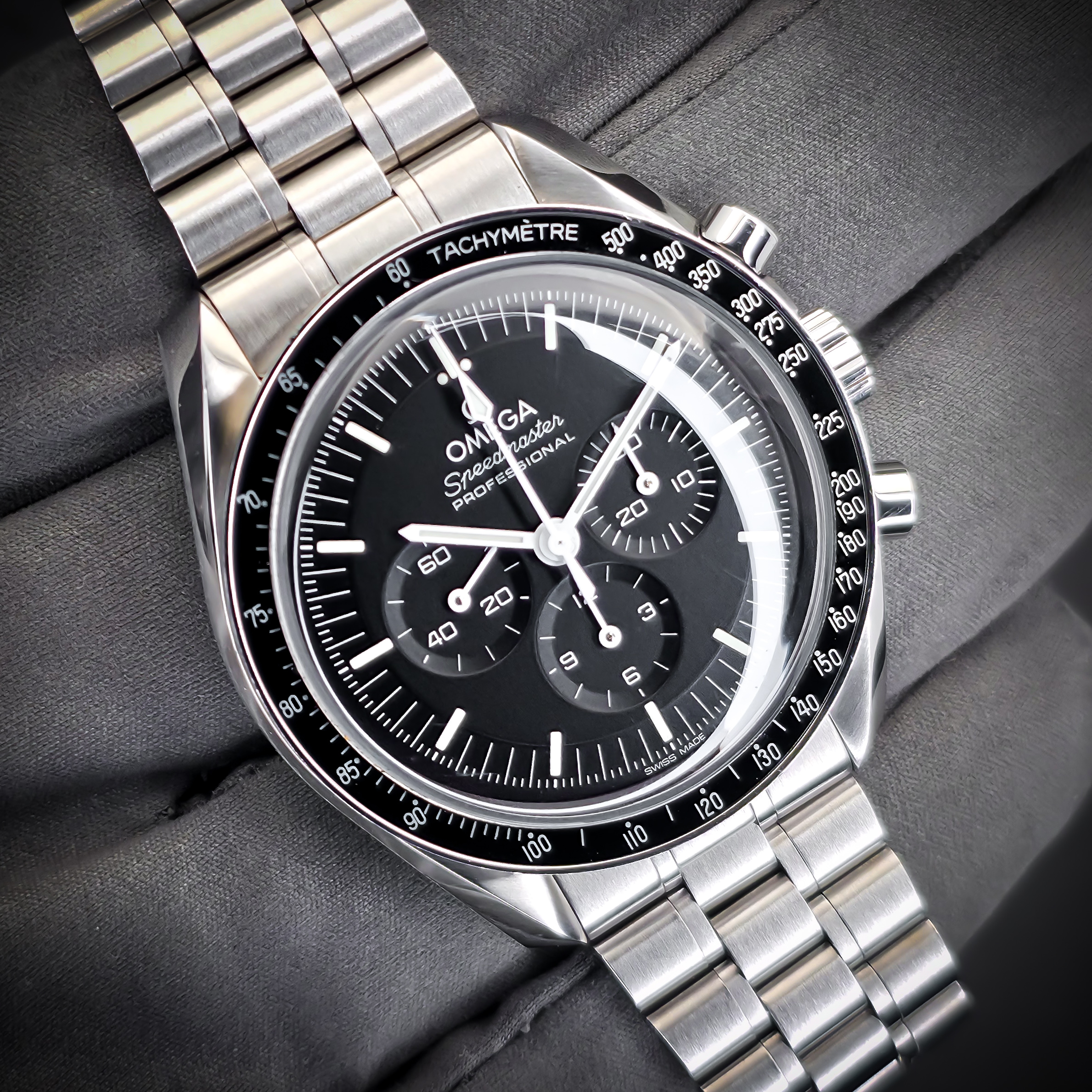 OMEGA SPEEDMASTER PROFESSIONAL MOONWATCH HESALITE | REF. 310.30.42.50.01.001 | BLACK DIAL | FULL SET β Image 11