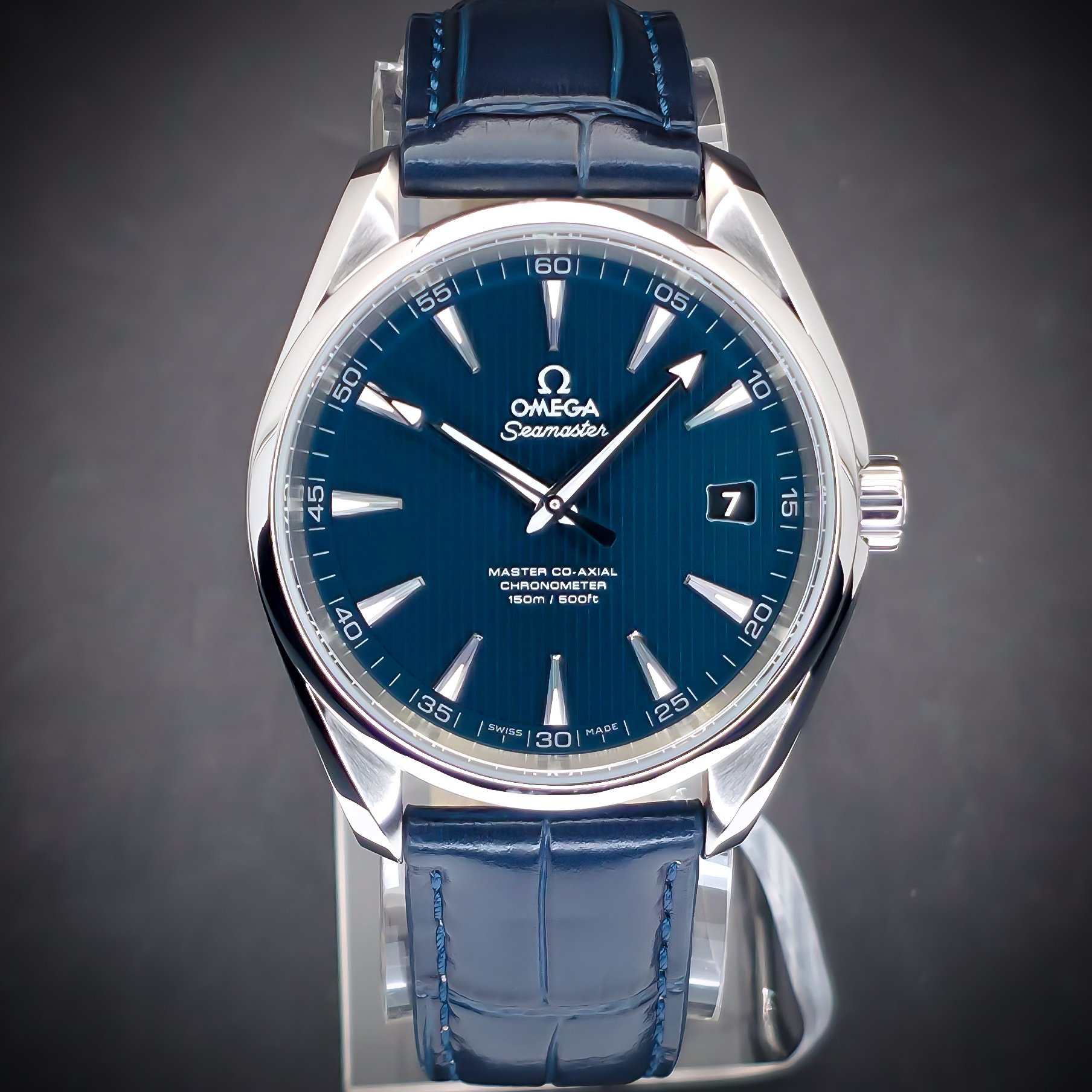 OMEGA SEAMASTER AQUA TERRA | REF. 231.13.42.21.03.001 | BLUE DIAL | BOX & CARD – Image 3
