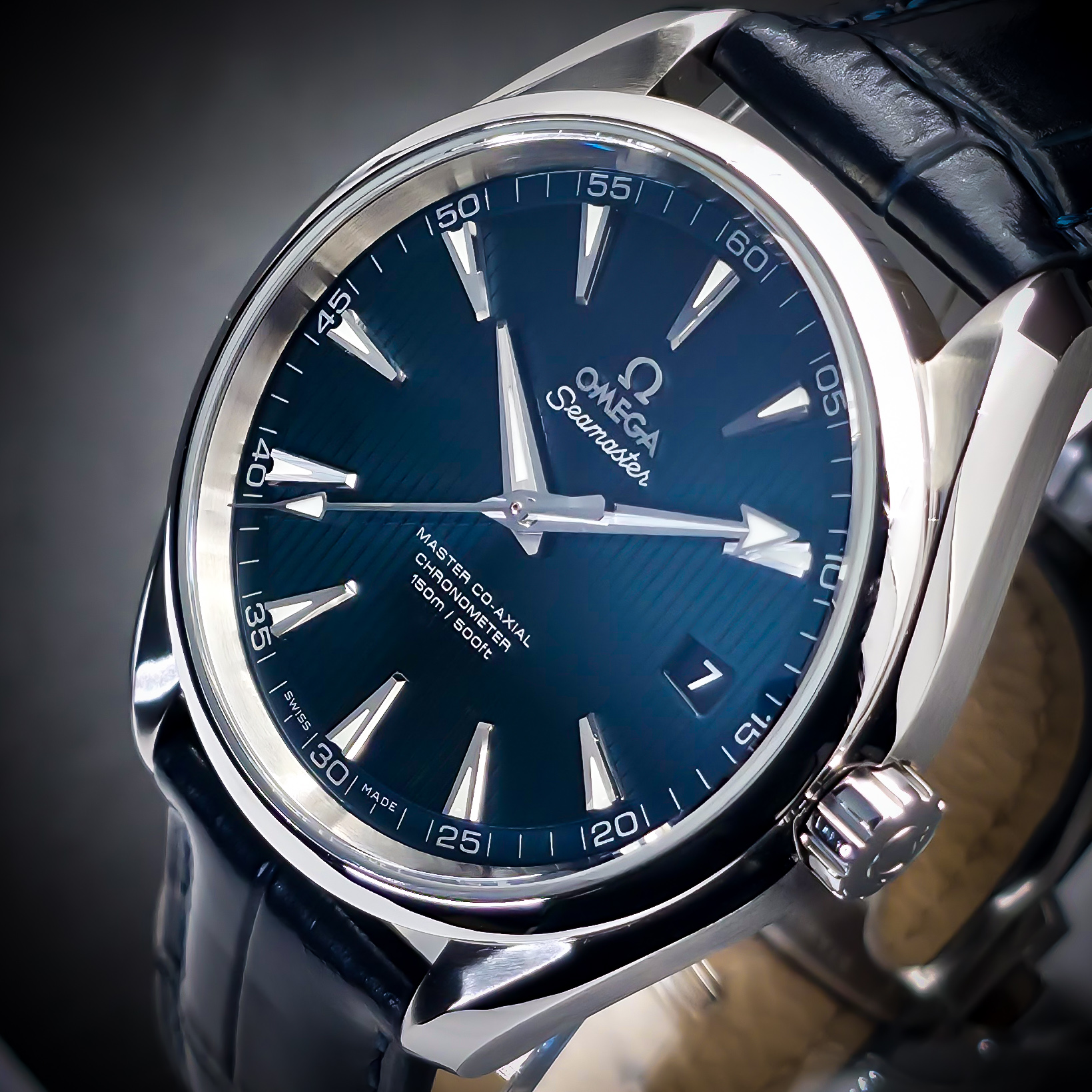 OMEGA SEAMASTER AQUA TERRA | REF. 231.13.42.21.03.001 | BLUE DIAL | BOX & CARD – Image 6