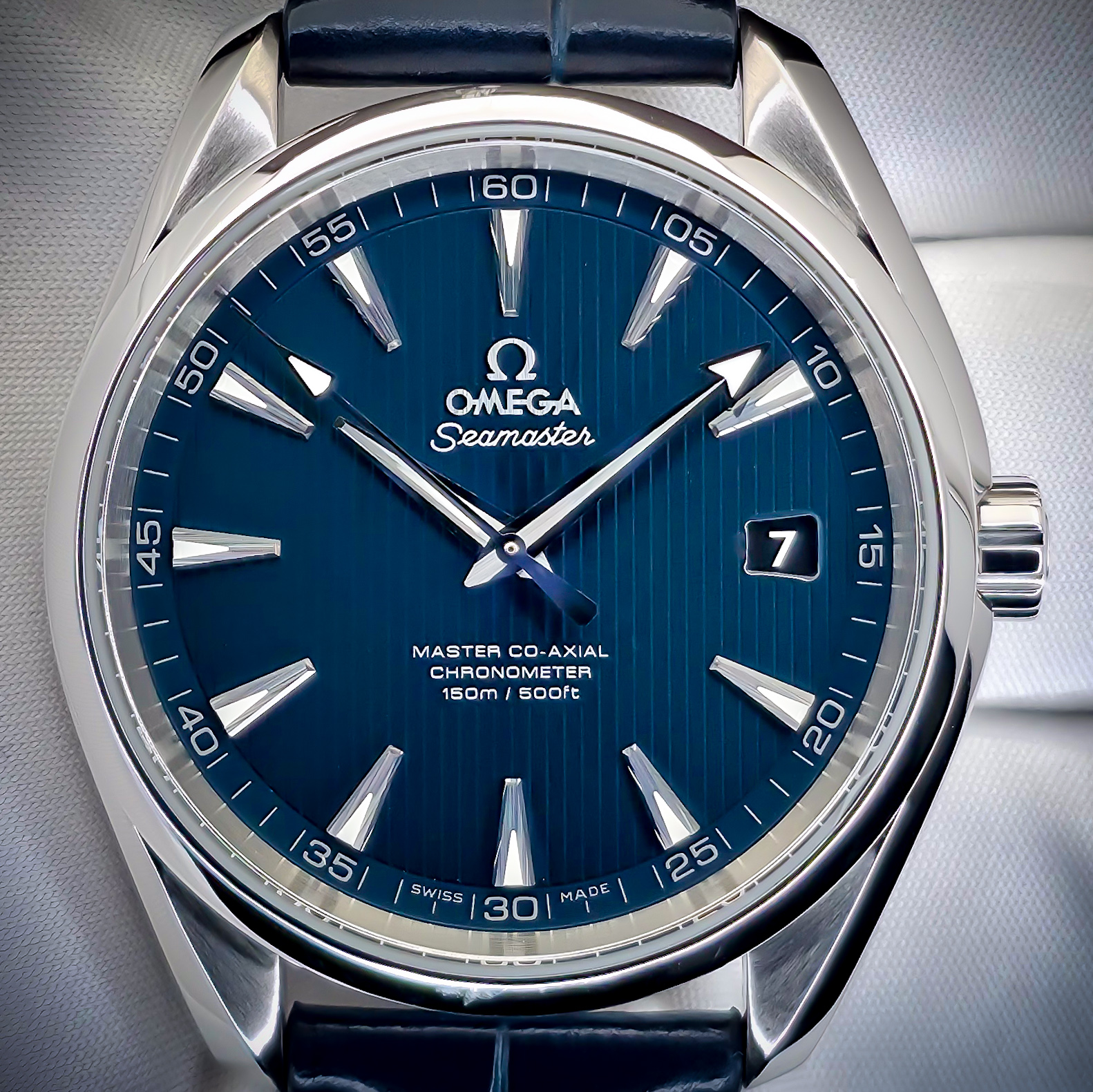 OMEGA SEAMASTER AQUA TERRA | REF. 231.13.42.21.03.001 | BLUE DIAL | BOX & CARD – Image 10