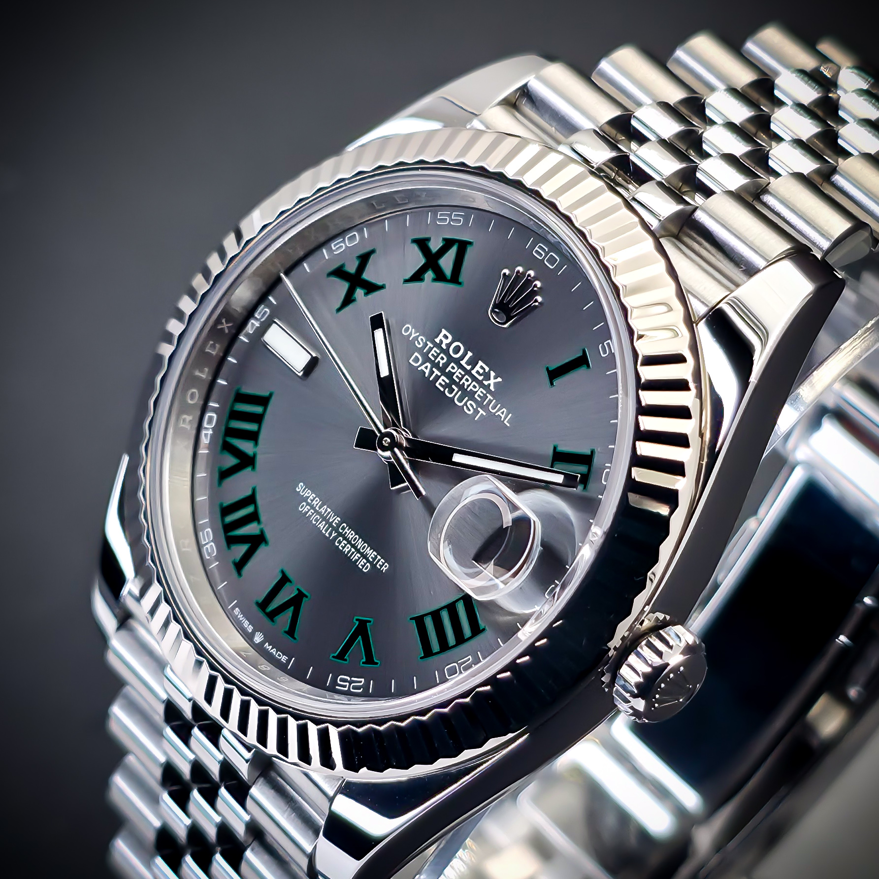 ROLEX DATEJUST 41 “WIMBLEDON” | REF. 126334 | 41MM | GREY DIAL | 2023 | FULL SET – Image 6