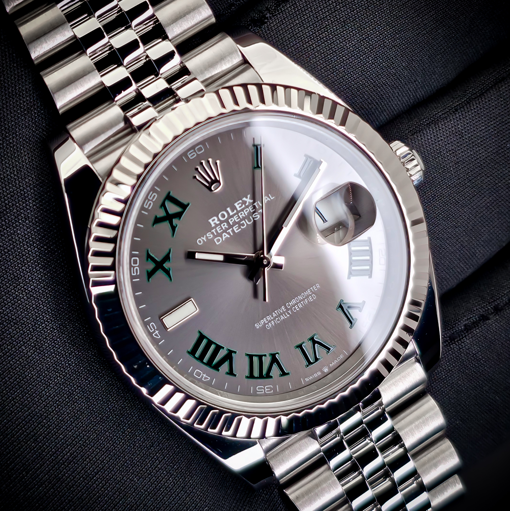 ROLEX DATEJUST 41 “WIMBLEDON” | REF. 126334 | 41MM | GREY DIAL | 2023 | FULL SET – Image 10