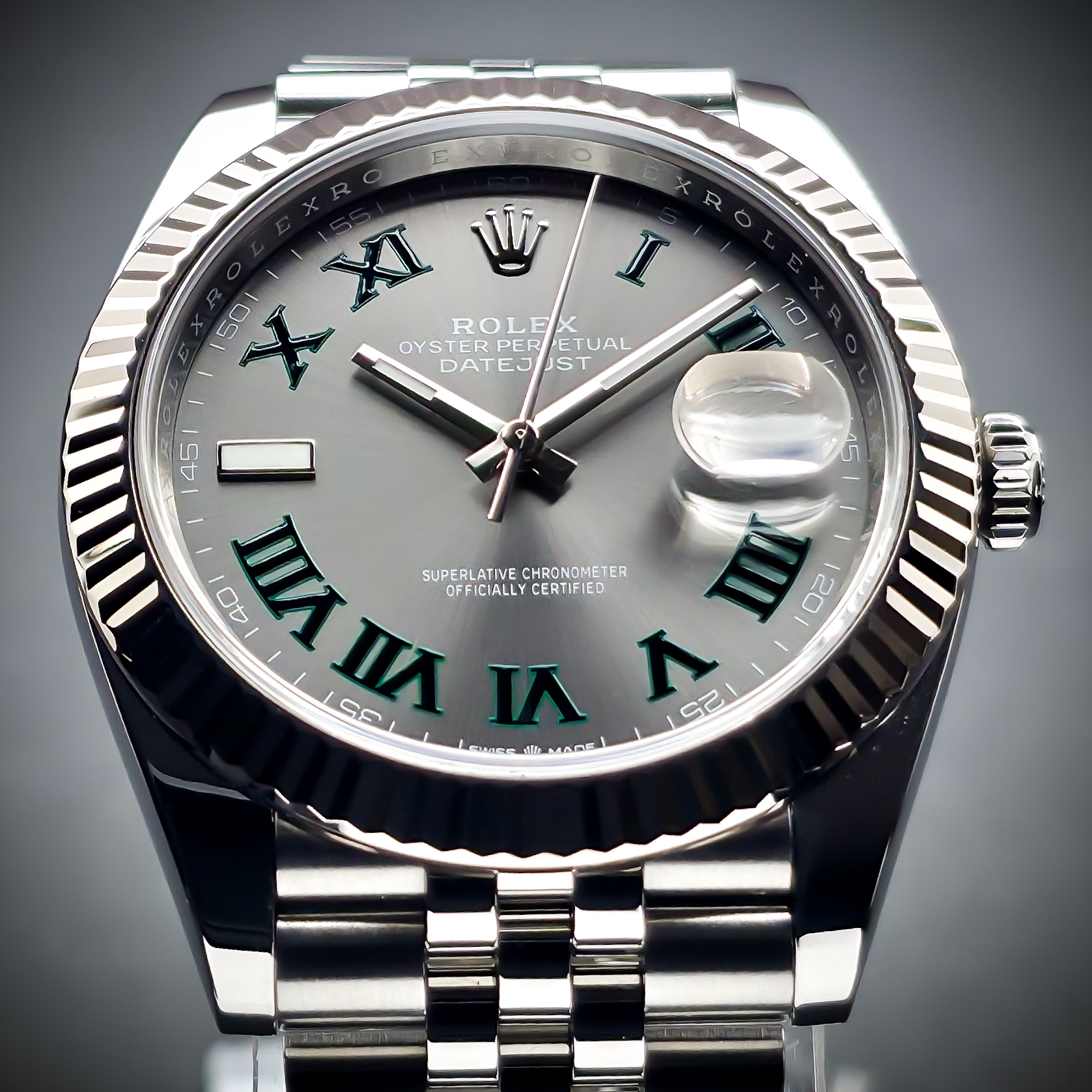 ROLEX DATEJUST 41 “WIMBLEDON” | REF. 126334 | 41MM | GREY DIAL | 2023 | FULL SET – Image 11