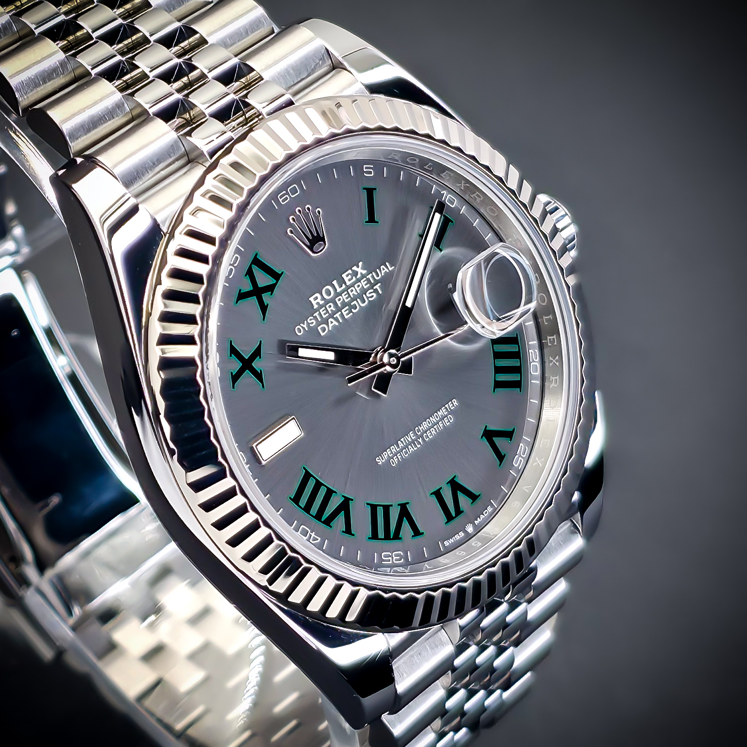 ROLEX DATEJUST 41 “WIMBLEDON” | REF. 126334 | 41MM | GREY DIAL | 2023 | FULL SET – Image 7