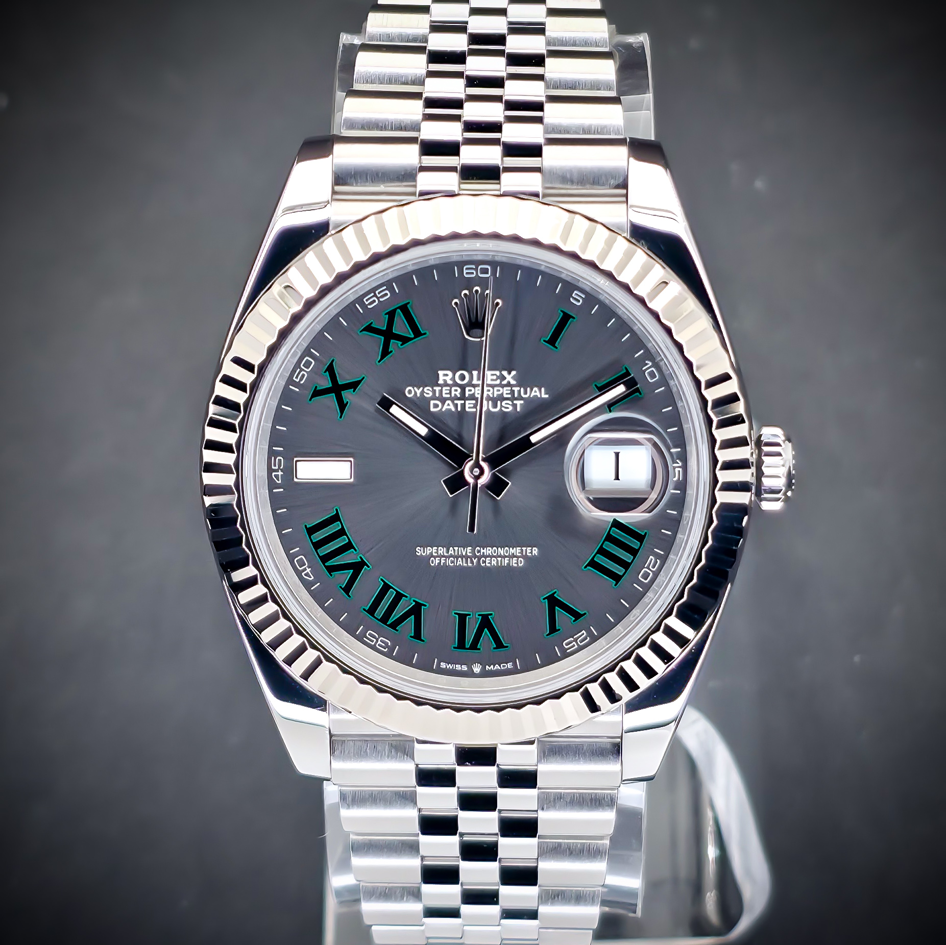 ROLEX DATEJUST 41 “WIMBLEDON” | REF. 126334 | 41MM | GREY DIAL | 2023 | FULL SET – Image 12