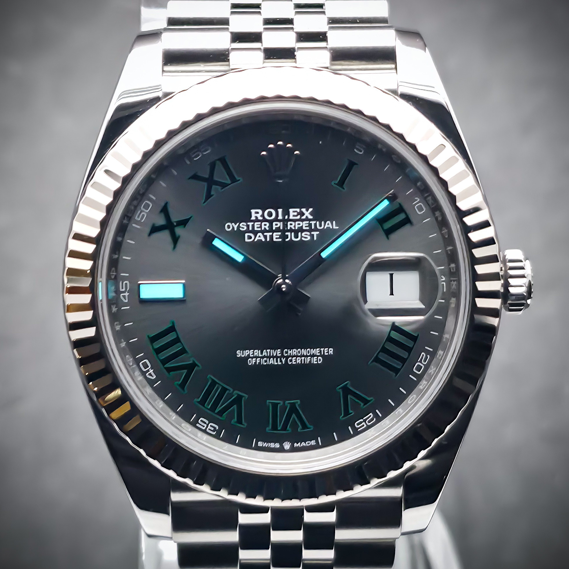 ROLEX DATEJUST 41 “WIMBLEDON” | REF. 126334 | 41MM | GREY DIAL | 2023 | FULL SET – Image 14