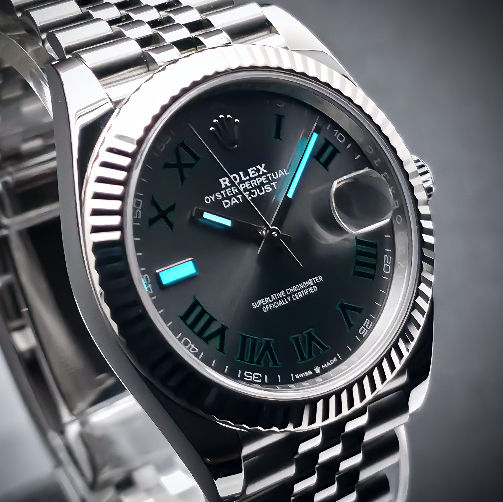 ROLEX DATEJUST 41 “WIMBLEDON” | REF. 126334 | 41MM | GREY DIAL | 2023 | FULL SET – Image 16