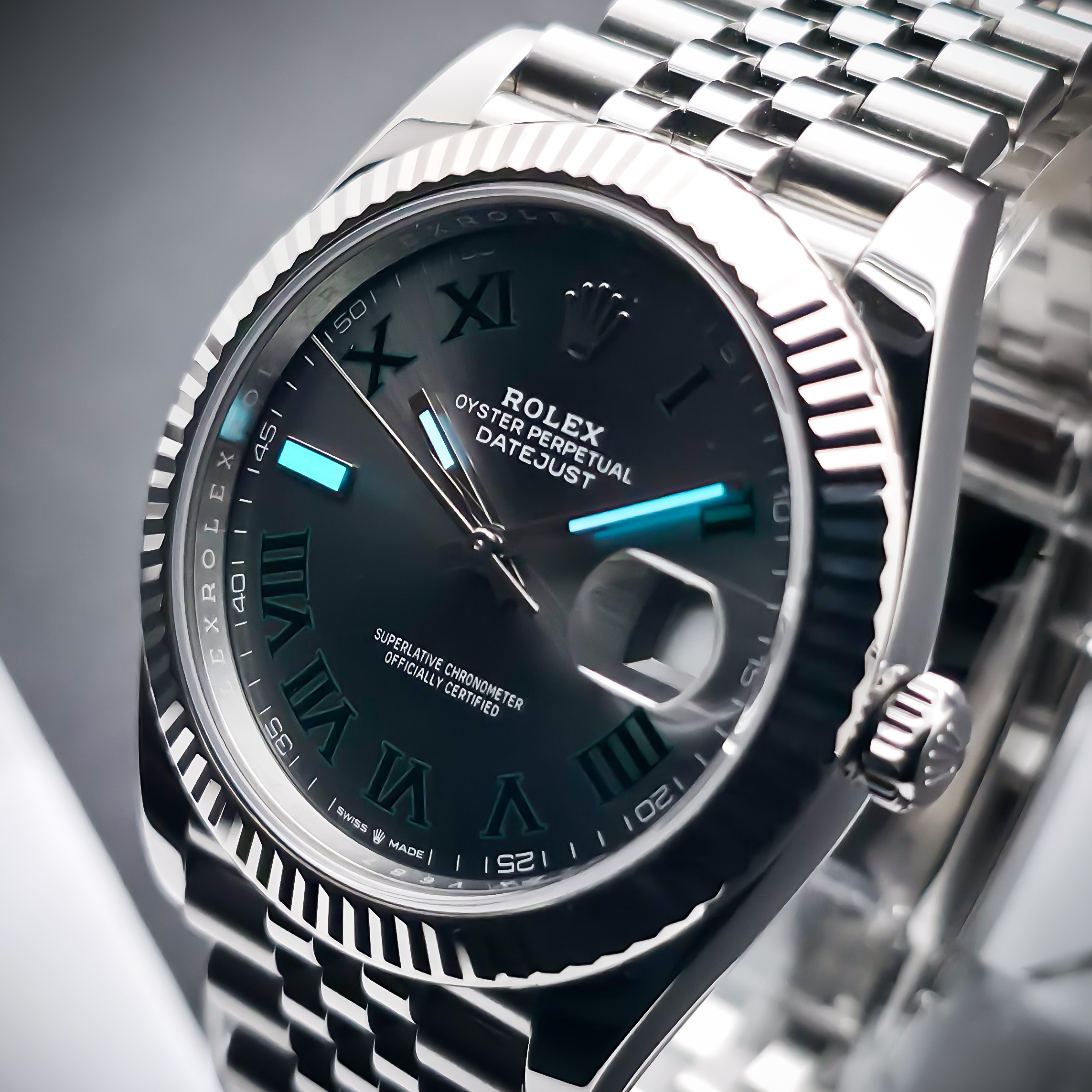 ROLEX DATEJUST 41 “WIMBLEDON” | REF. 126334 | 41MM | GREY DIAL | 2023 | FULL SET – Image 15