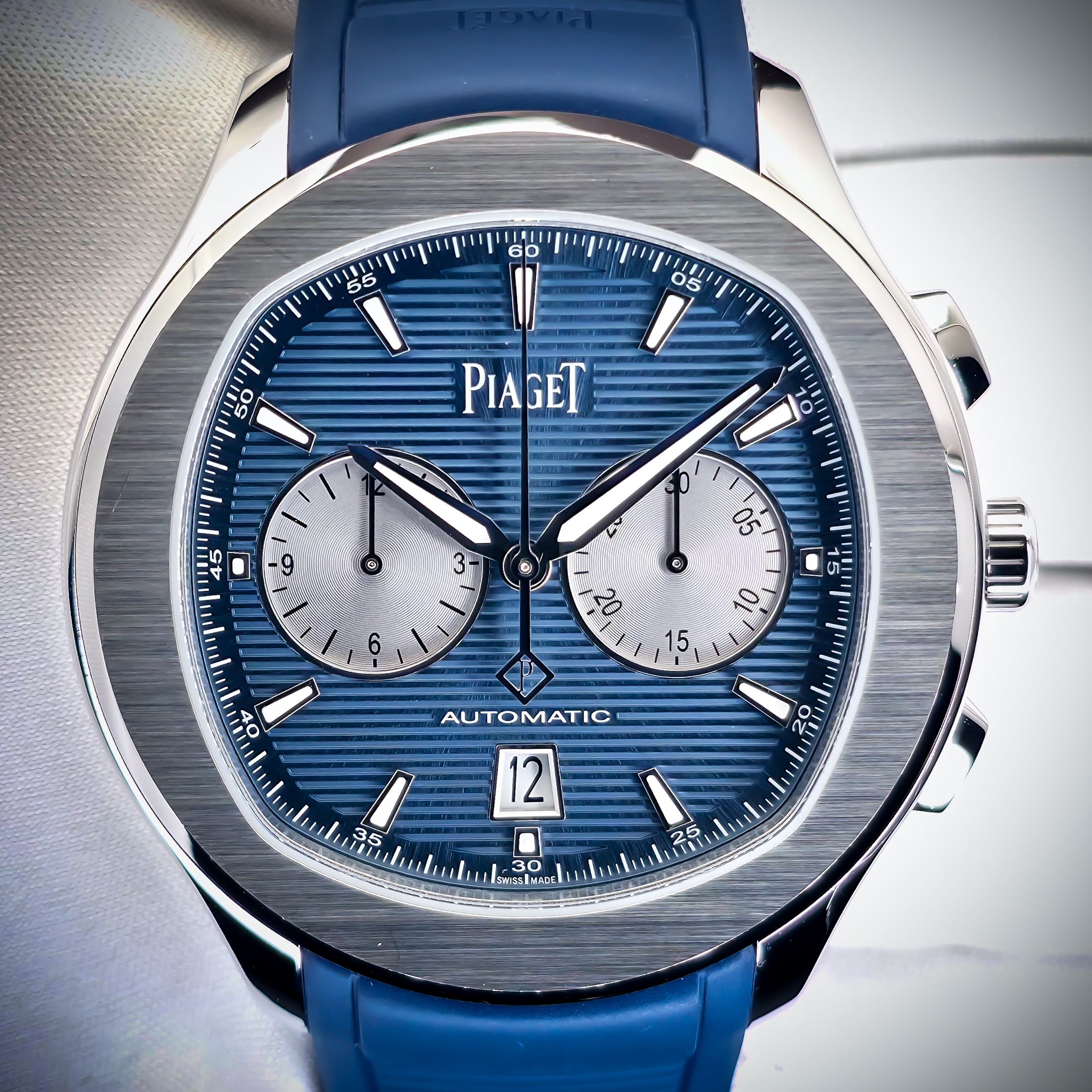 PIAGET POLO CHRONOGRAPH | REF. G0A48024 | 42 MM | BLUE DIAL | FULL SET | 2025 – Image 6