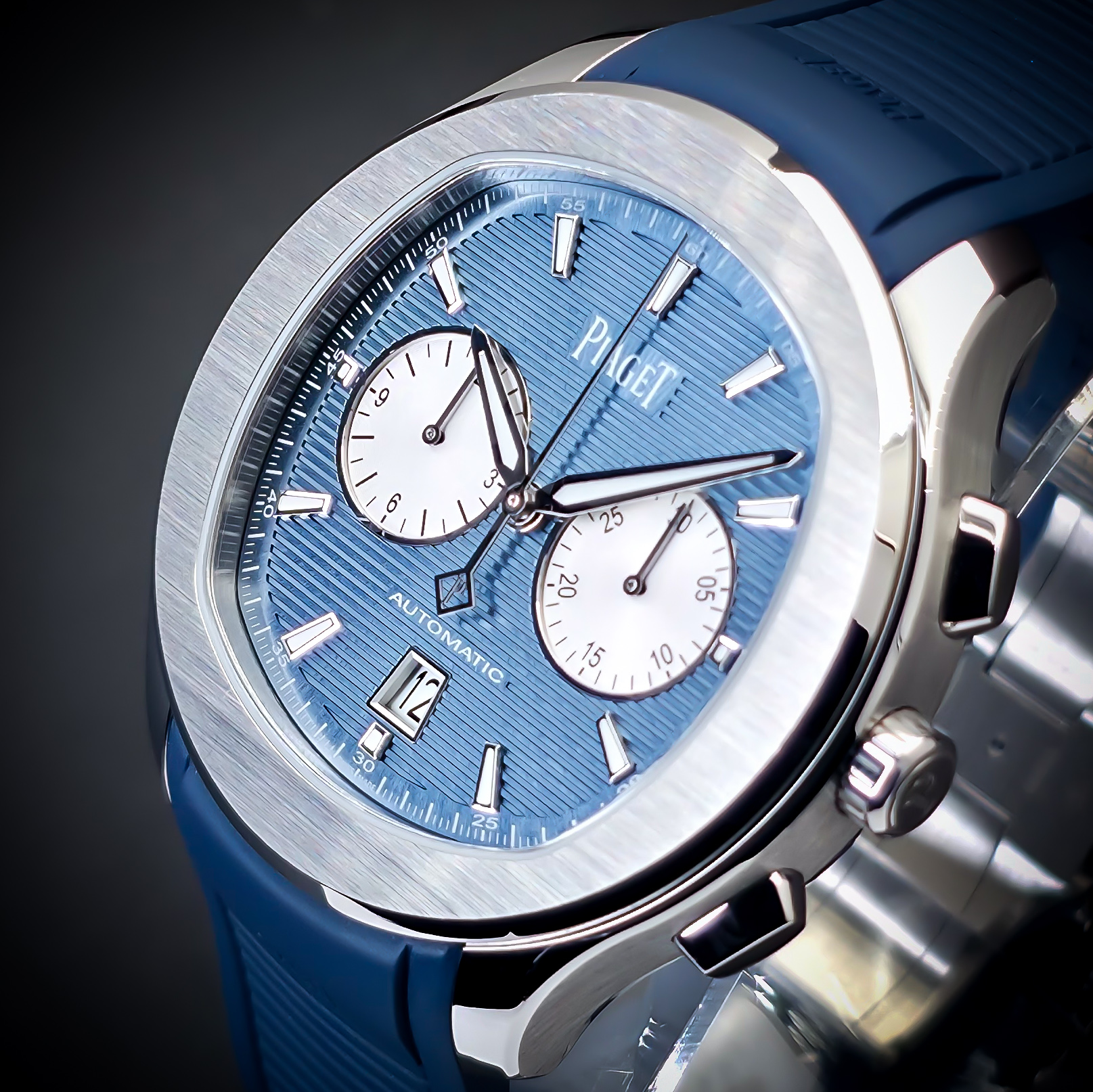 PIAGET POLO CHRONOGRAPH | REF. G0A48024 | 42 MM | BLUE DIAL | FULL SET | 2025 – Image 3