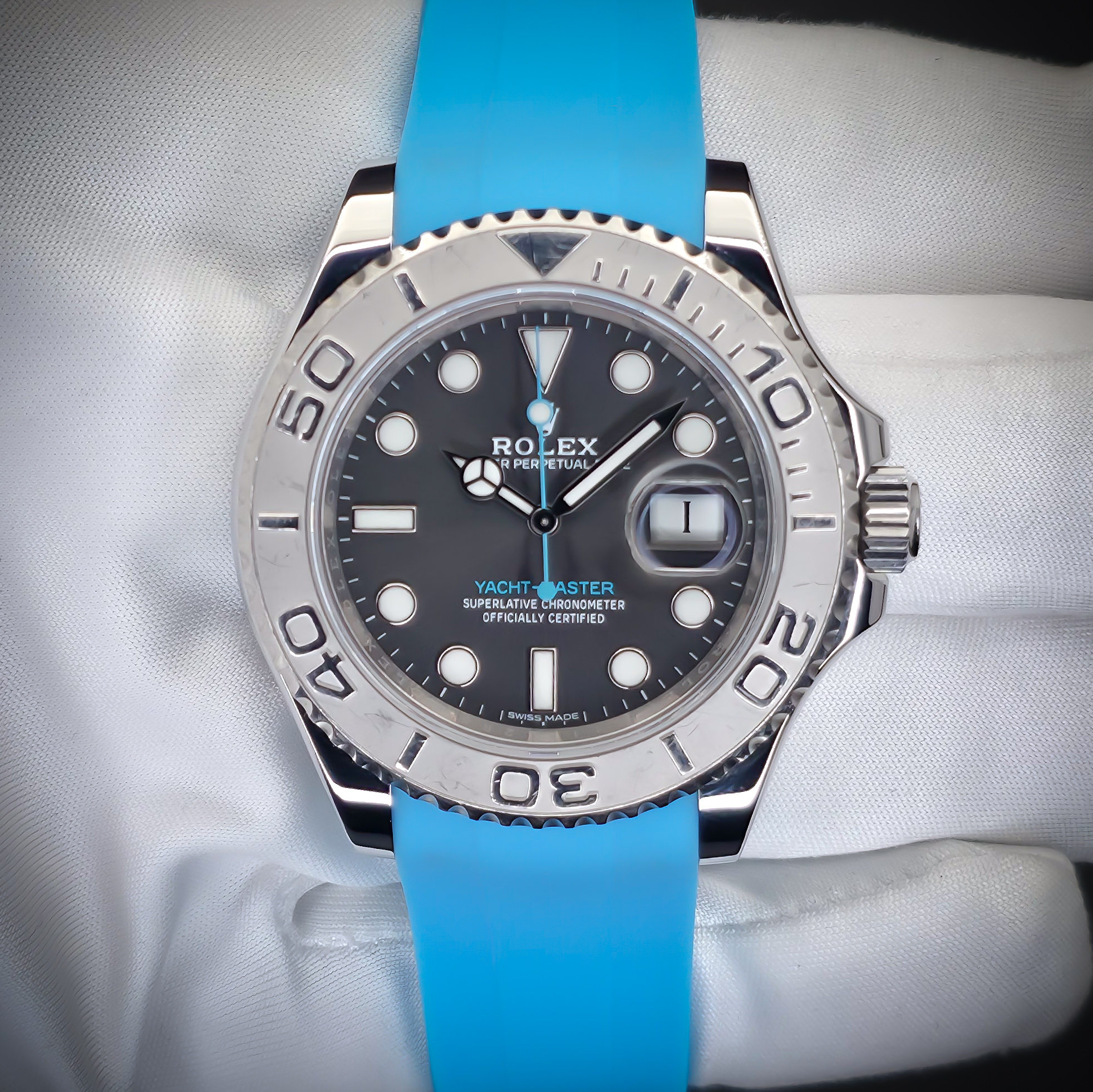 ROLEX YACHT-MASTER | REF. 116622 | RHODIUM DIAL | 40MM | 2016 | FULL SET – Image 2