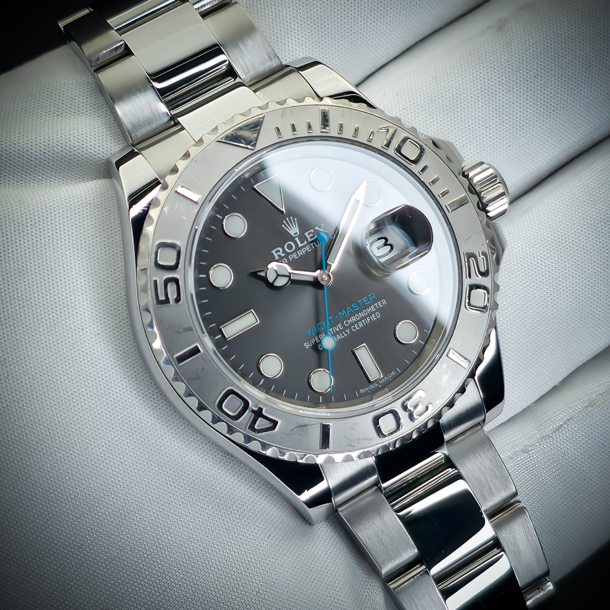 ROLEX YACHT-MASTER | REF. 116622 | RHODIUM DIAL | 40MM | 2016 | FULL SET – Image 4