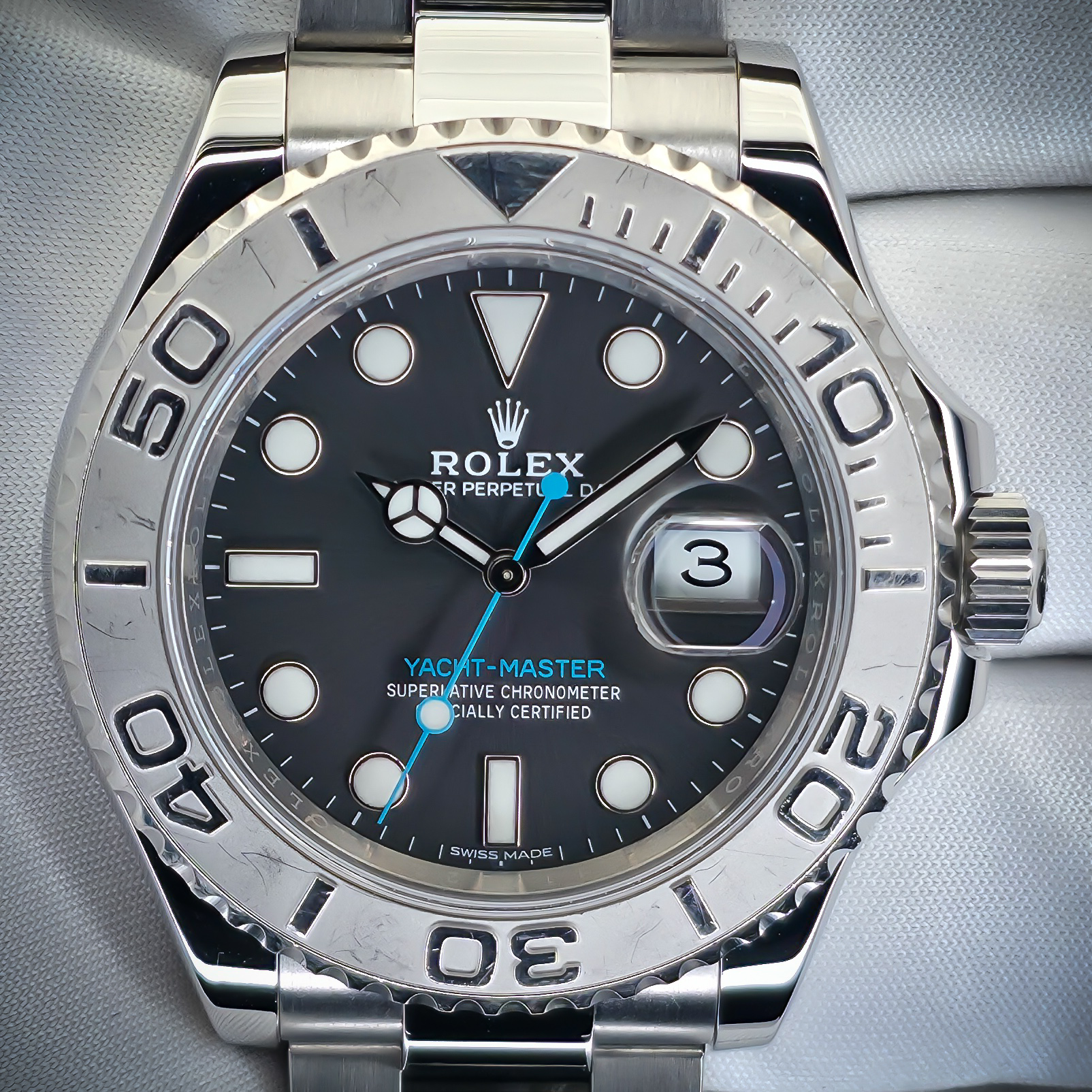 ROLEX YACHT-MASTER | REF. 116622 | RHODIUM DIAL | 40MM | 2016 | FULL SET – Image 6