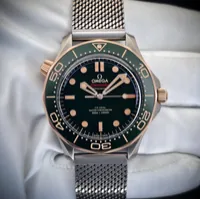 OMEGA SEAMASTER DIVER 300M TITANIUM & BRONZE GOLD | REF. 210.90.42.20.10.001 | GREEN DIAL | FULL SET – Image 3