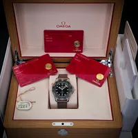 OMEGA SEAMASTER DIVER 300M TITANIUM & BRONZE GOLD | REF. 210.90.42.20.10.001 | GREEN DIAL | FULL SET – Image 2