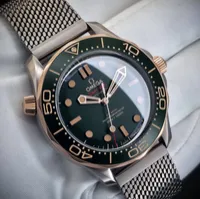 OMEGA SEAMASTER DIVER 300M TITANIUM & BRONZE GOLD | REF. 210.90.42.20.10.001 | GREEN DIAL | FULL SET – Image 6