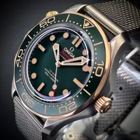 OMEGA SEAMASTER DIVER 300M TITANIUM & BRONZE GOLD | REF. 210.90.42.20.10.001 | GREEN DIAL | FULL SET – Image 8