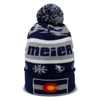 Pom Knit Beanie – Image 2
