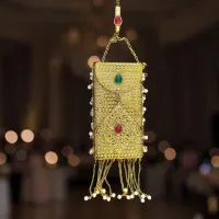 Royal Filigree Metal Sling Bag  – Image 2