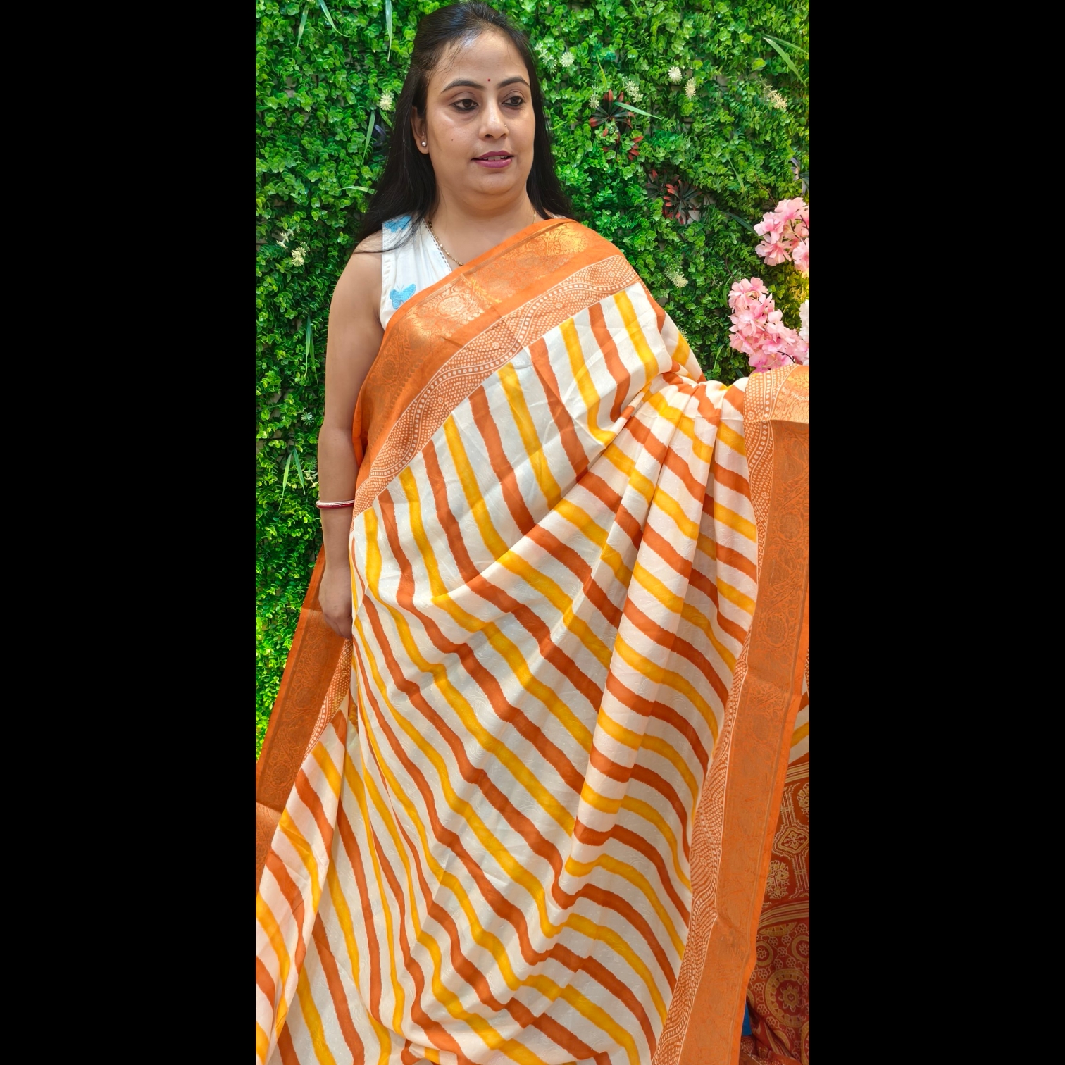 DUAL SHADE LAHARIYA – ORANGE - YELLOW
