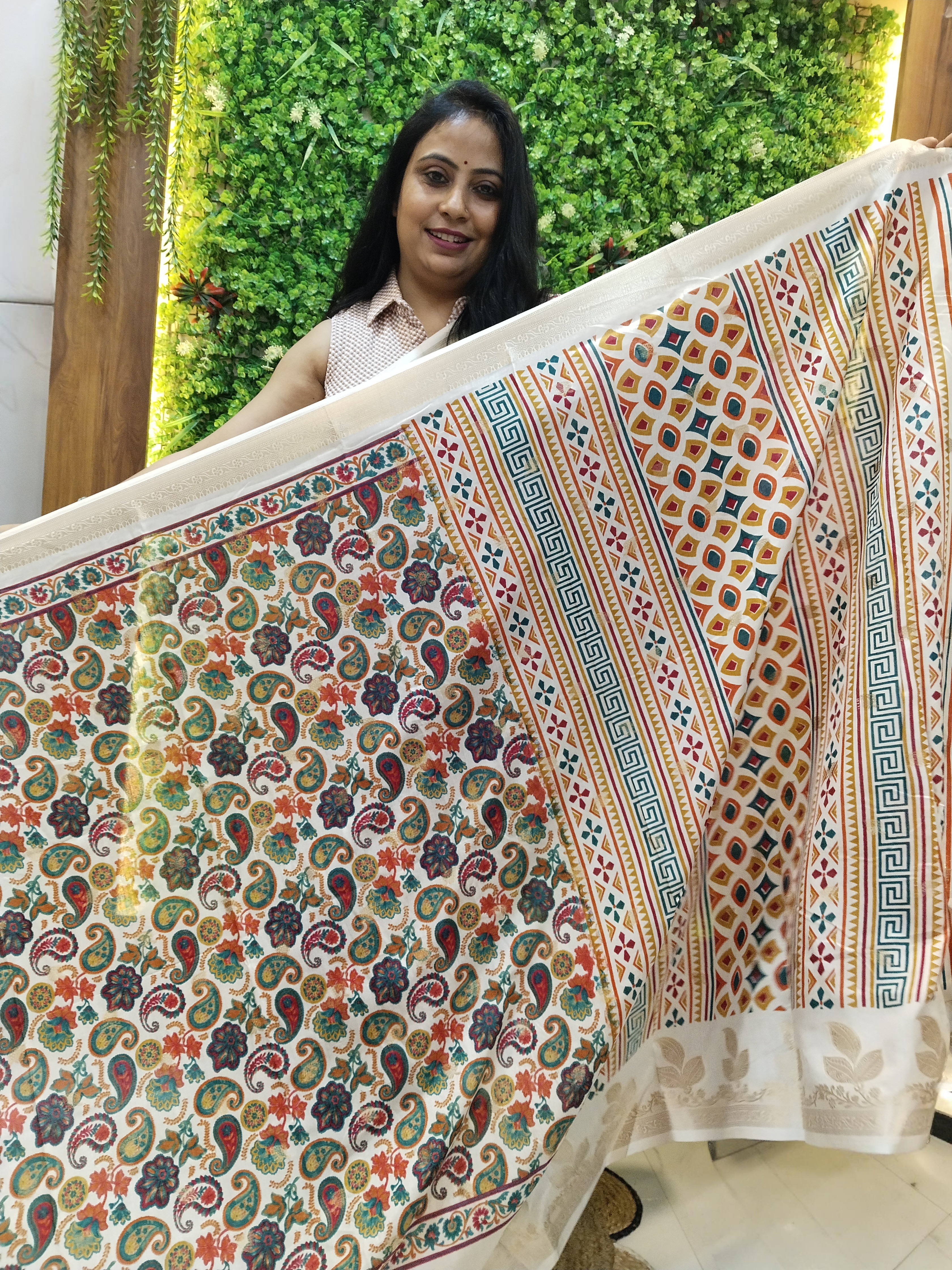 Multi-Color Carry Design Dola Silk Saree – RAMA
