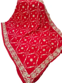 HO Silk Jaal Handwork – RED