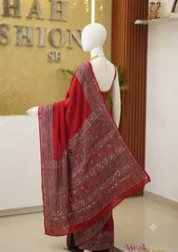 Karwa Chauth Special Red Ajrak Modal  – Image 2