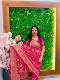 Karwa Chauth Special Rajputi Jalwork Saree – RANI