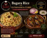 Bagara Rice with Gutti Vankaya Curry – Image 1